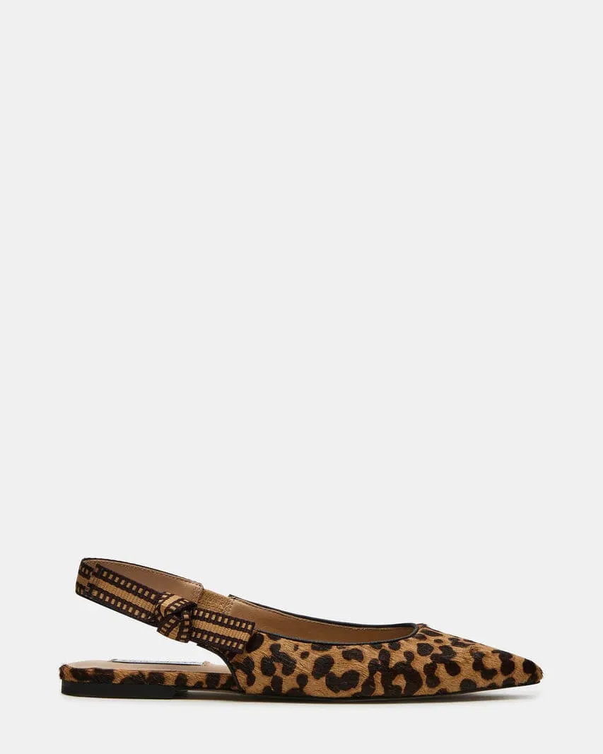 Steve Madden Olsen Ballet Flats In Leopard