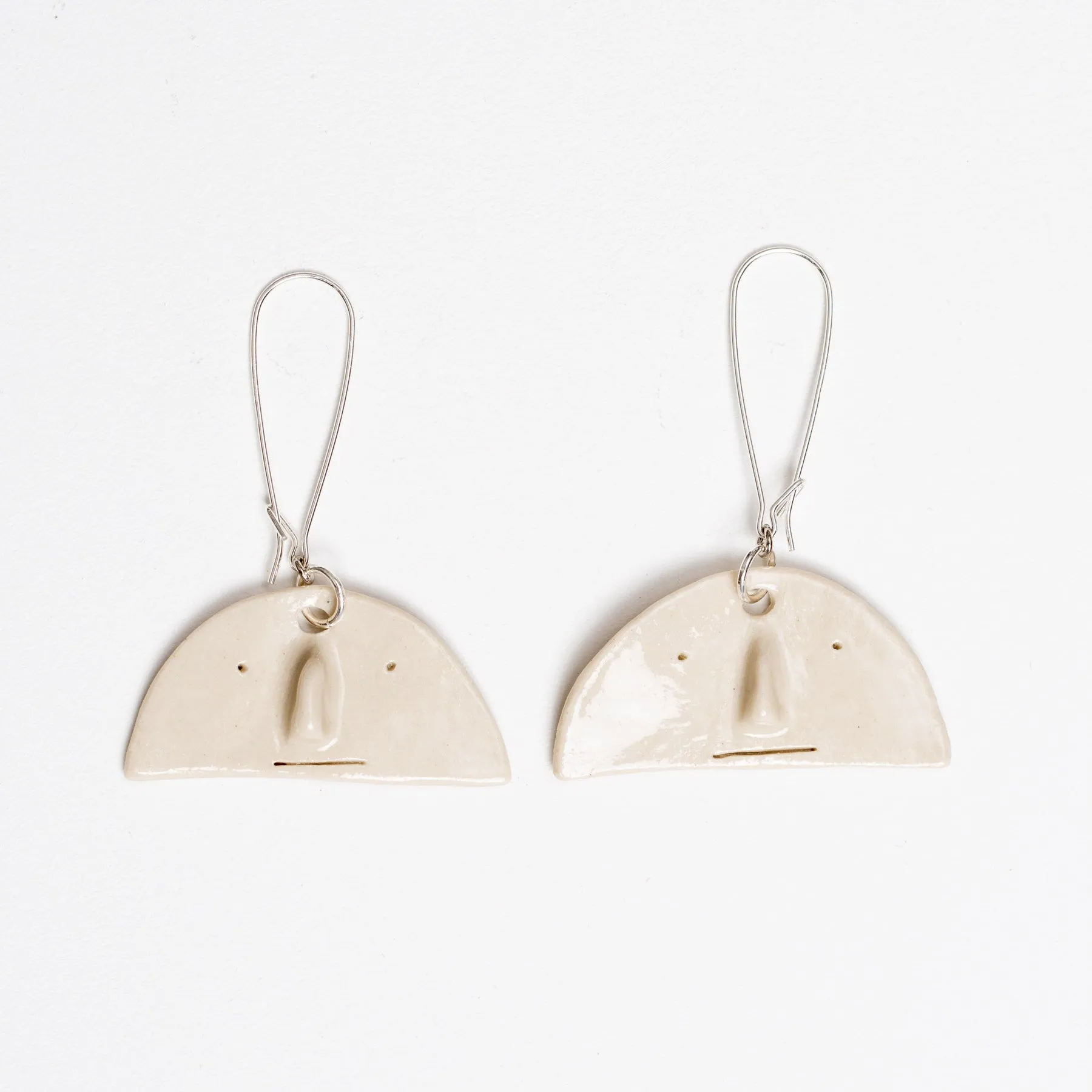 STRAIGHT FACE EARRINGS