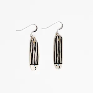 STRIPEY FISH EARRINGS