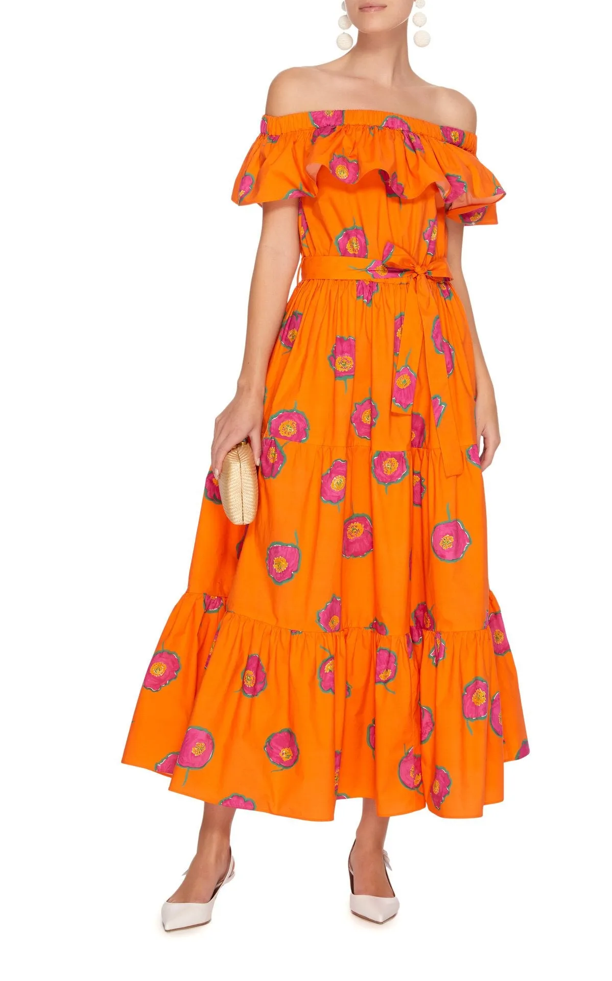 Summer Holiday Off The Shoulder Long Dresses