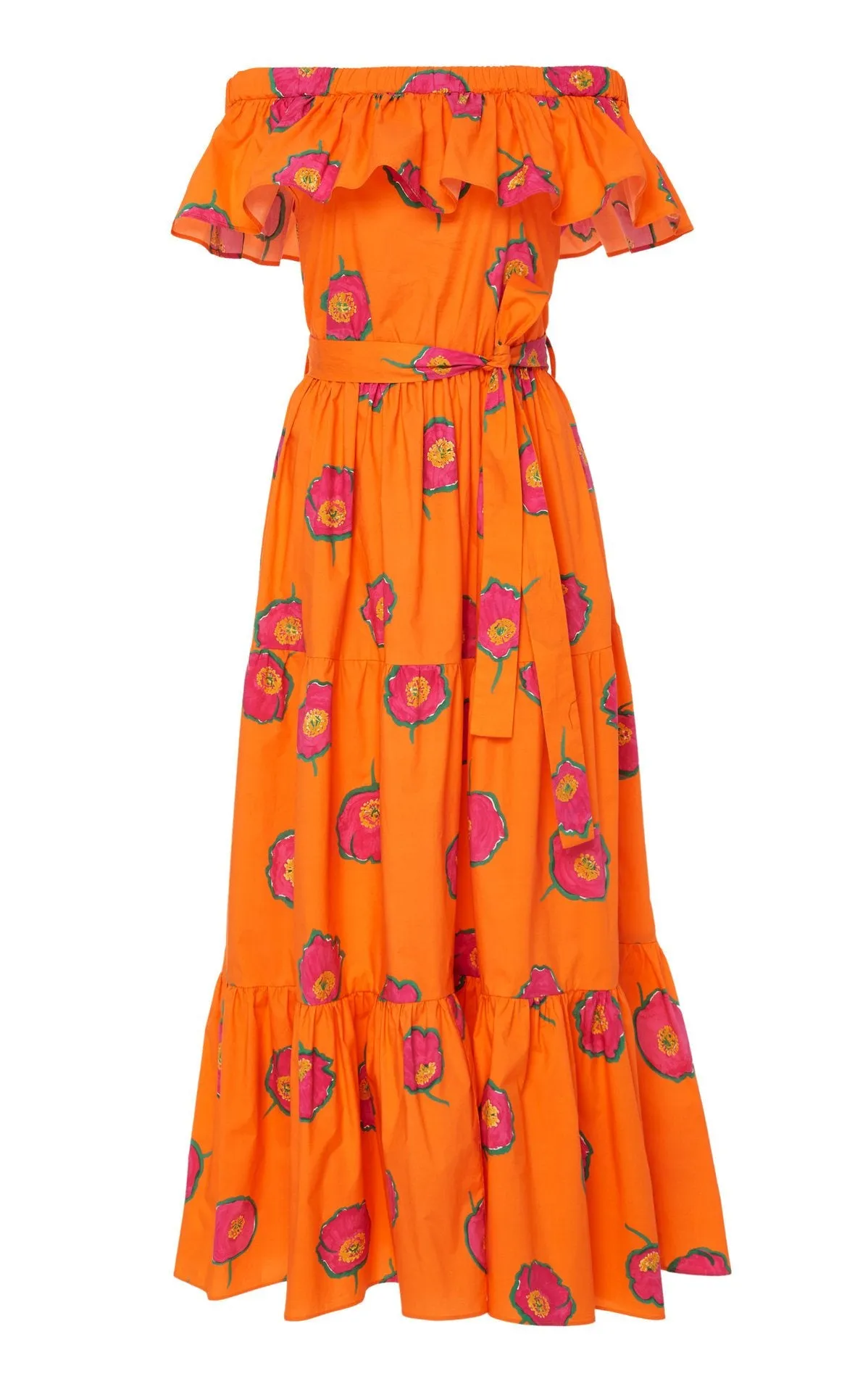 Summer Holiday Off The Shoulder Long Dresses