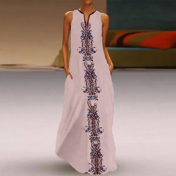 Summer Plus Size Pocket Vintage Dresses