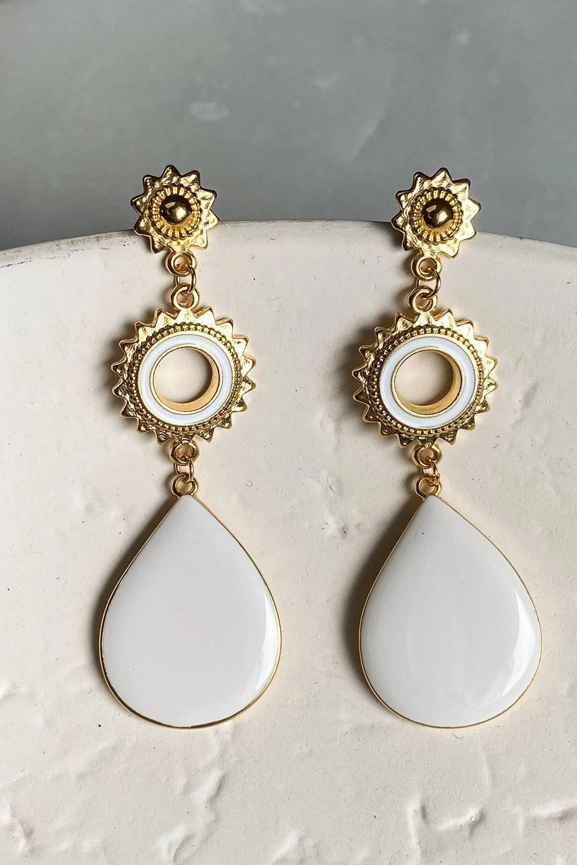 Sun drop earrings