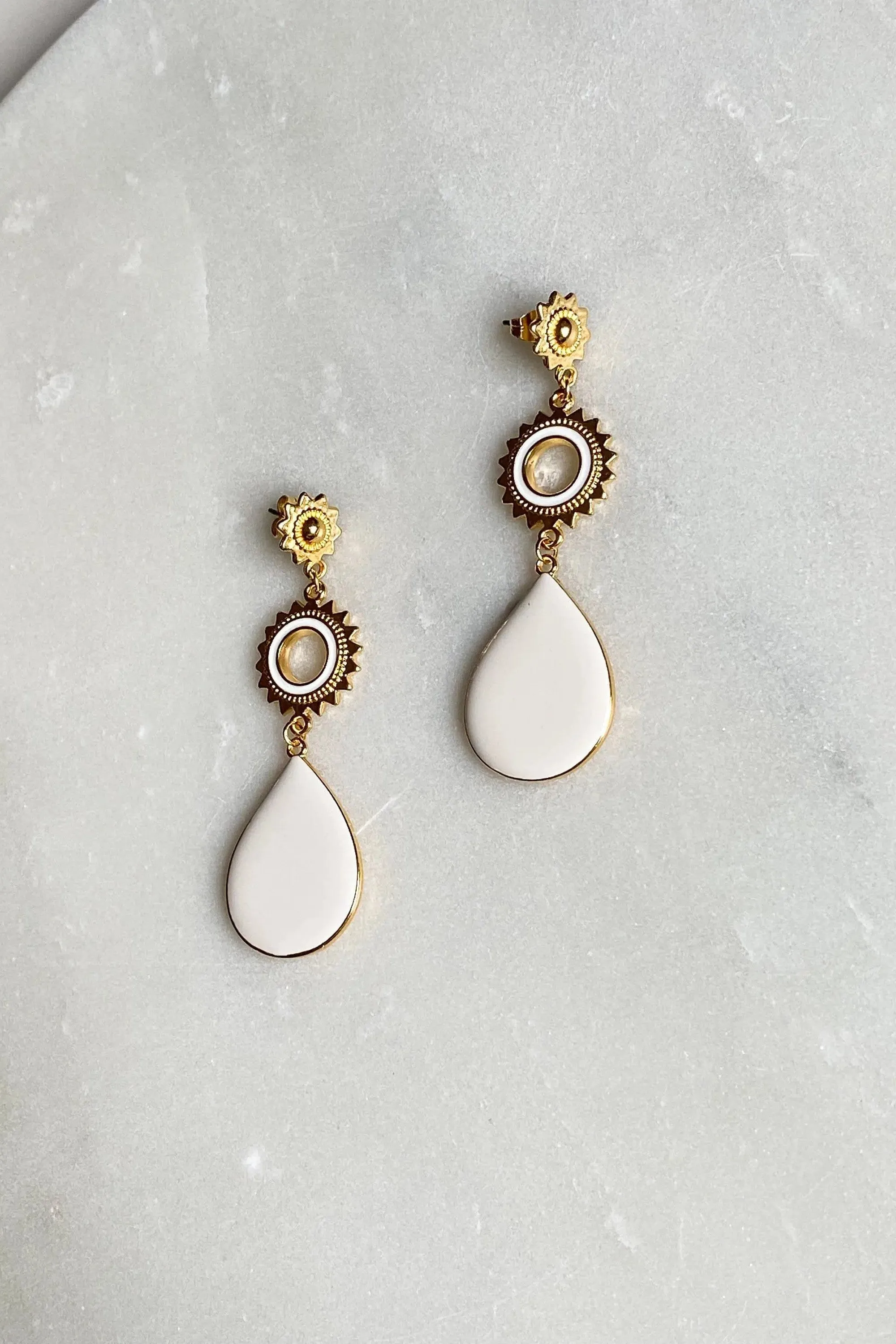 Sun drop earrings