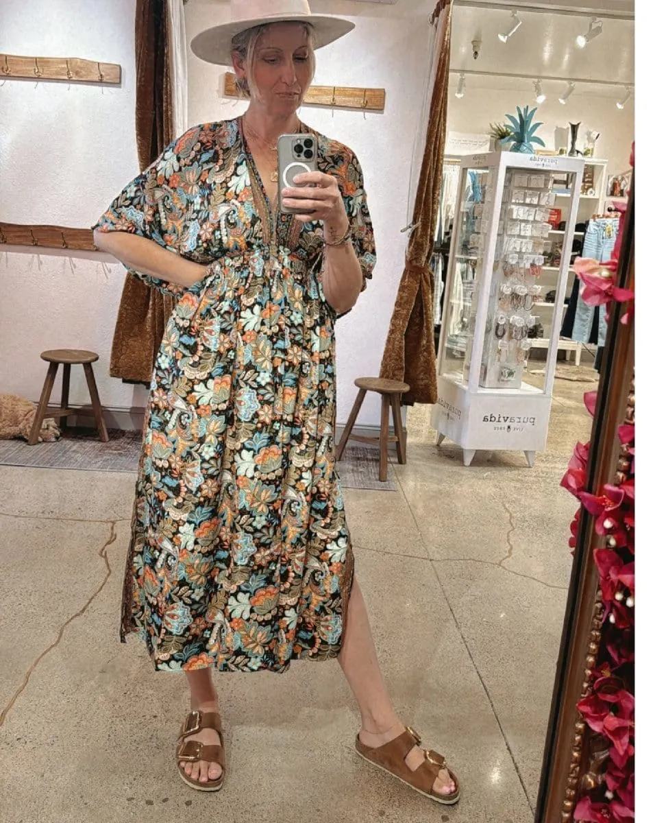 Sunset Hour Maxi Boho Dress