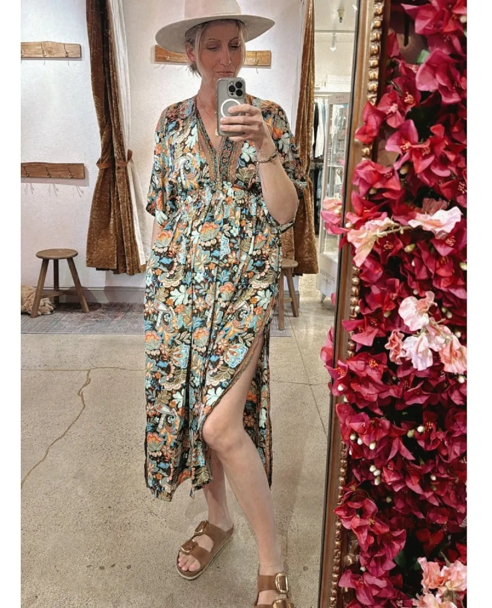 Sunset Hour Maxi Boho Dress