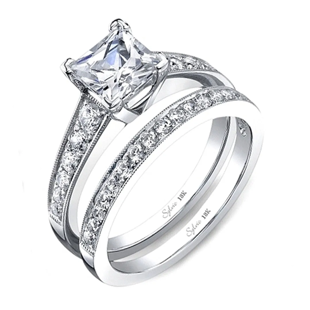 Sylvie Graduated Diamond Engagement Ring