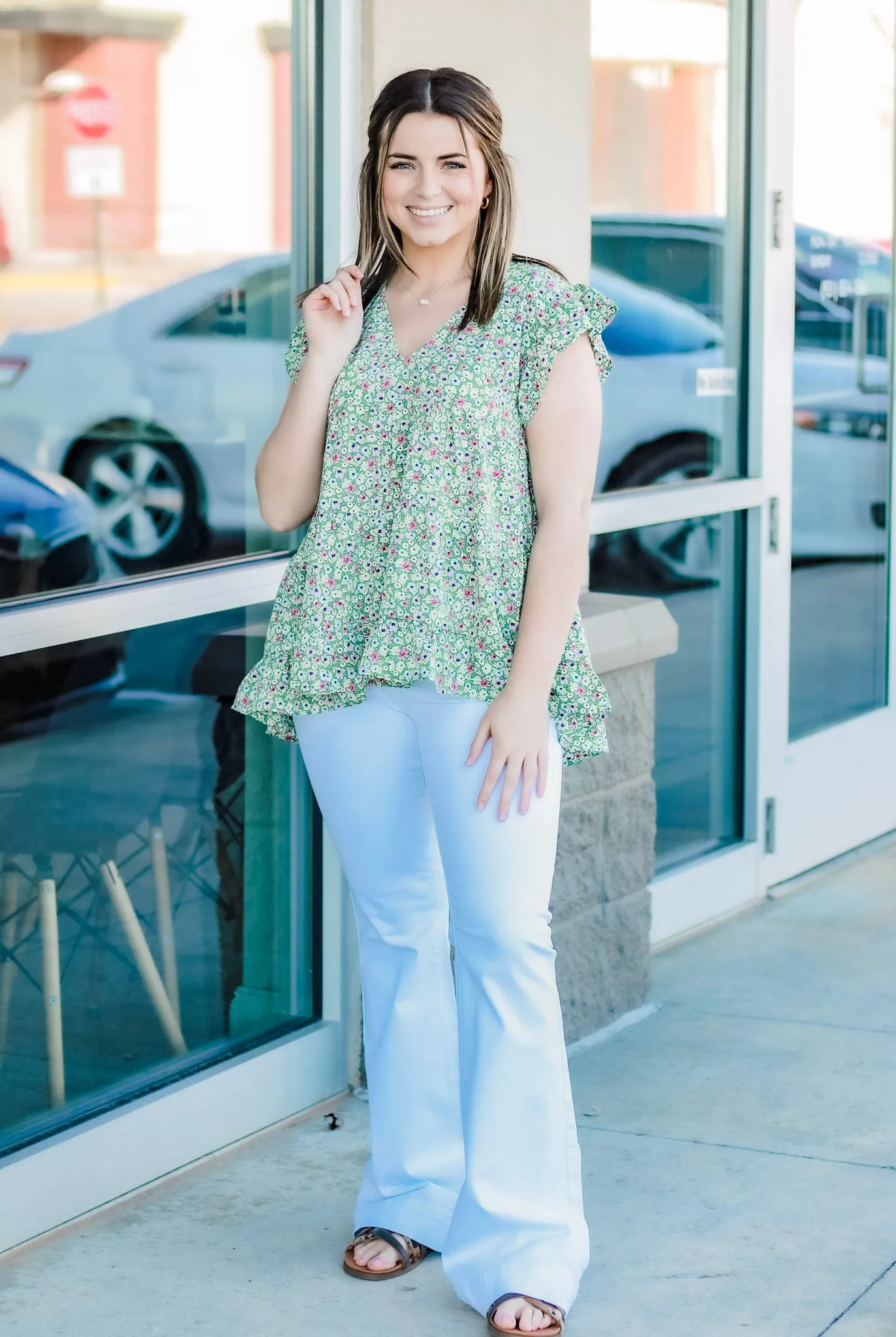 Taking a Chance Floral Blouse