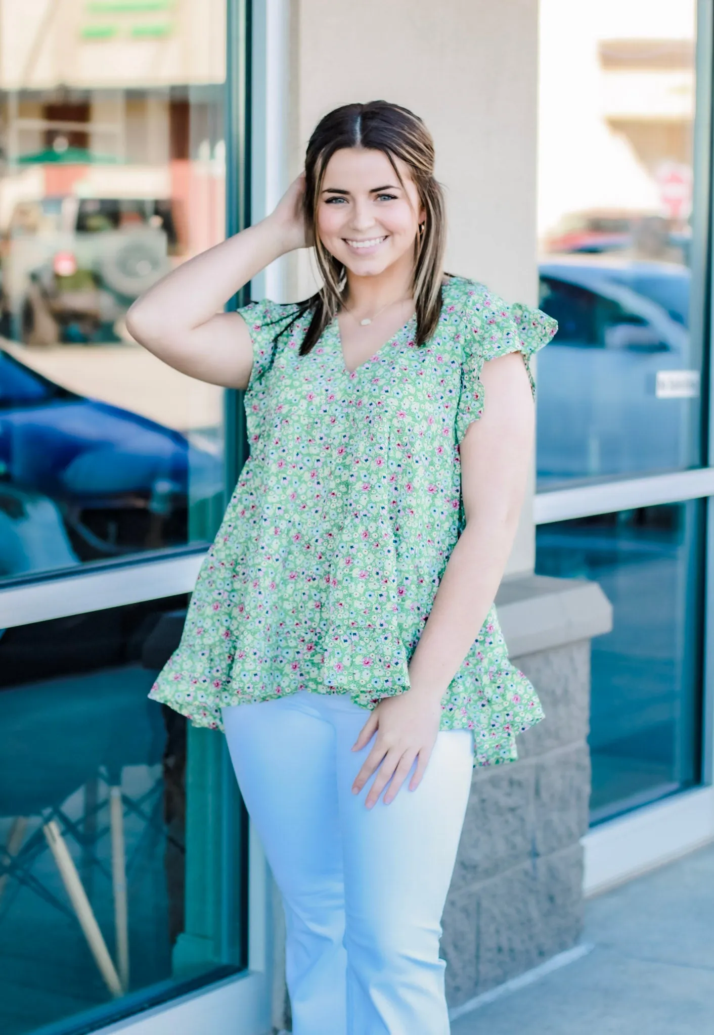 Taking a Chance Floral Blouse