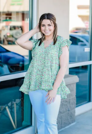 Taking a Chance Floral Blouse