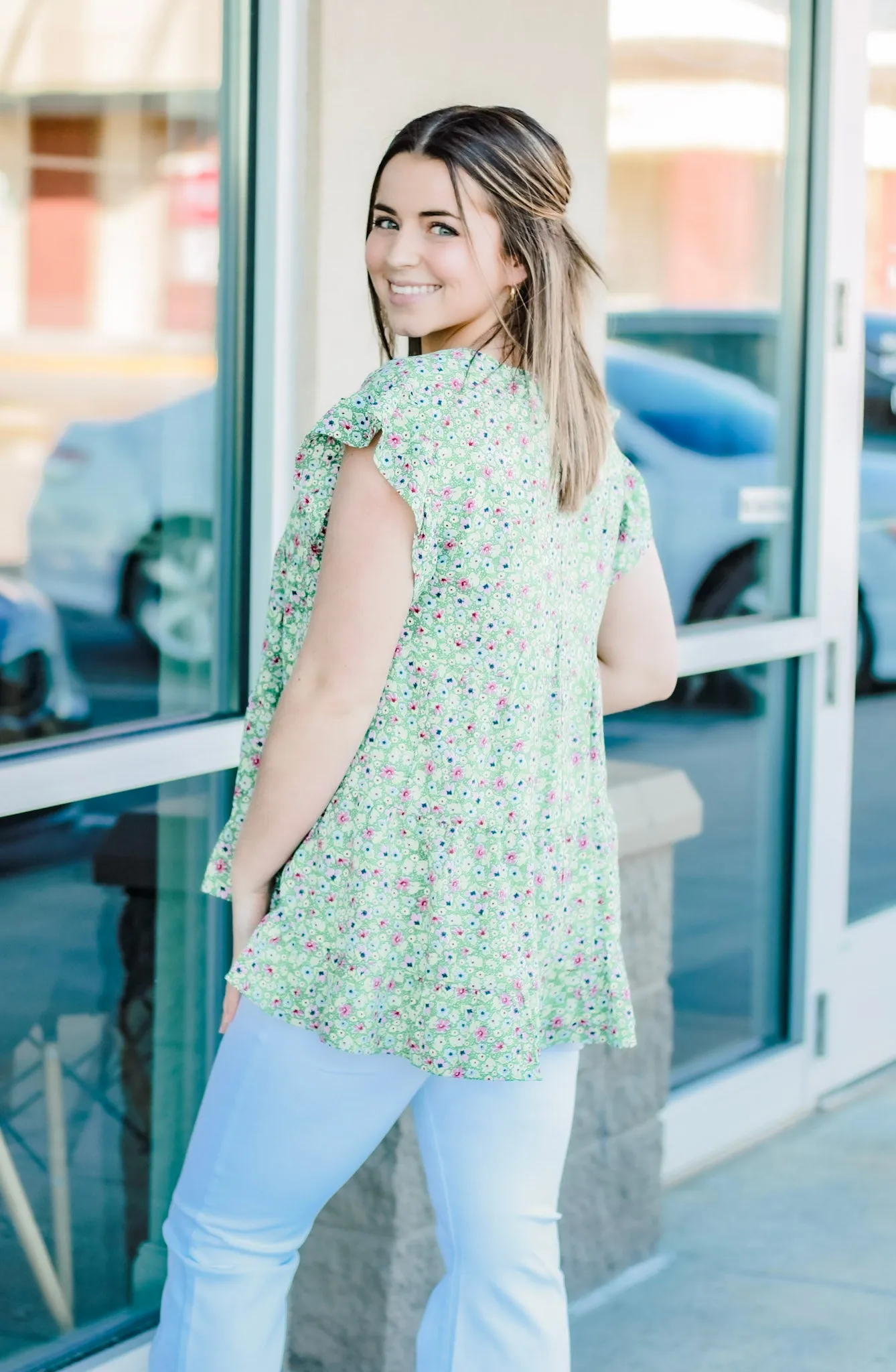 Taking a Chance Floral Blouse