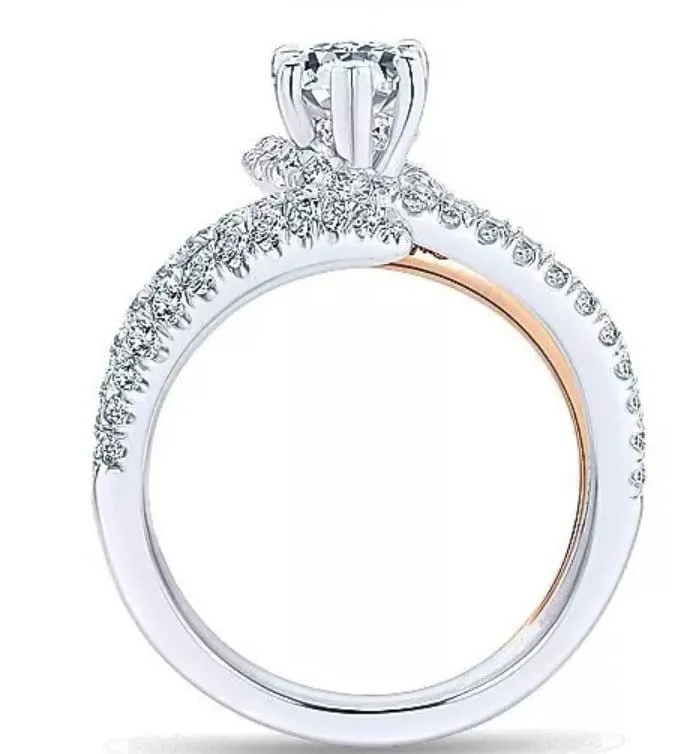 Teardrop Ring | Diamond Snake Ring | Engagement Ring | Snake Ring | Teardrop Engagement Rings | Pear Shaped Engagement Ring | Pear Ring
