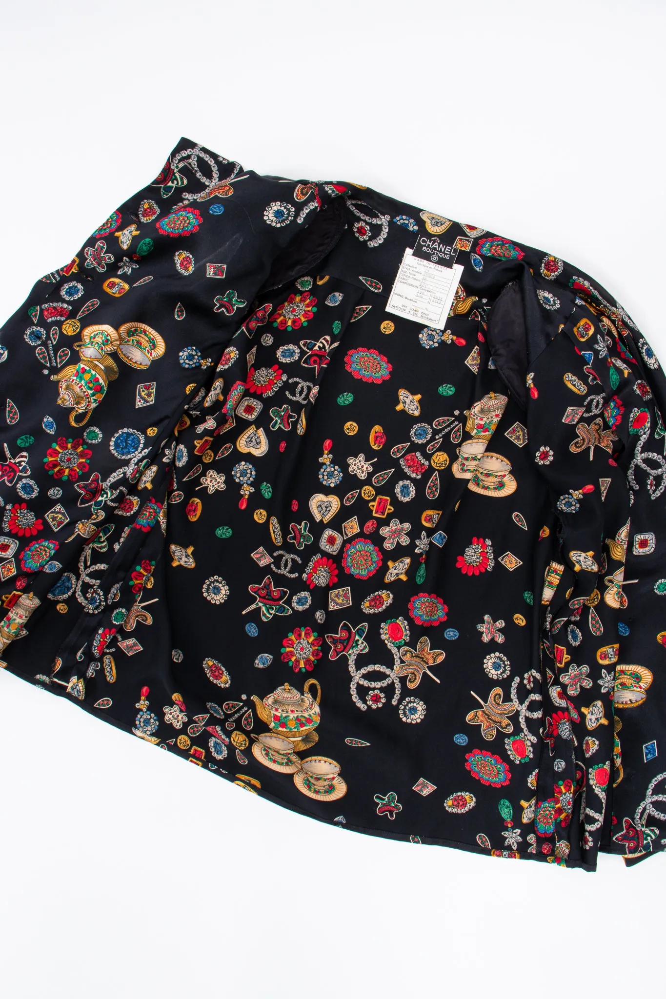 Teatime Jewels Silk Scarf Blouse