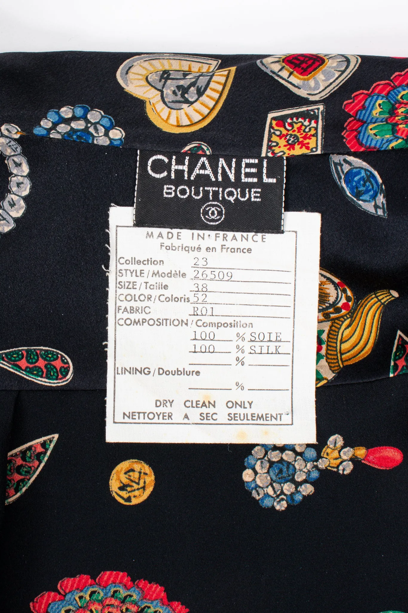 Teatime Jewels Silk Scarf Blouse