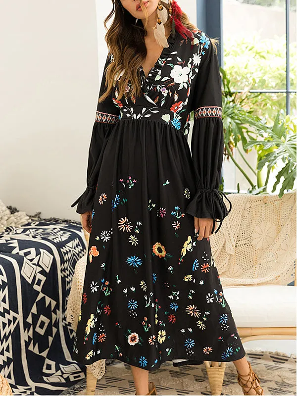 Temperament Fashion New Printing Dress