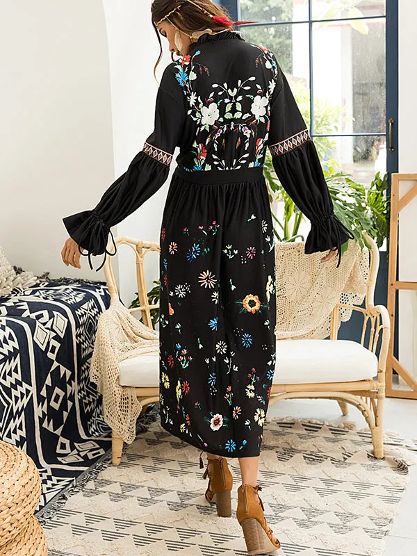 Temperament Fashion New Printing Dress
