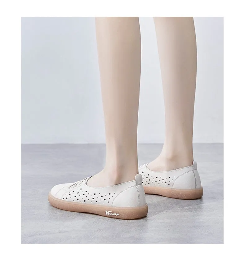Tennis Shoes Casual Flats Rubber