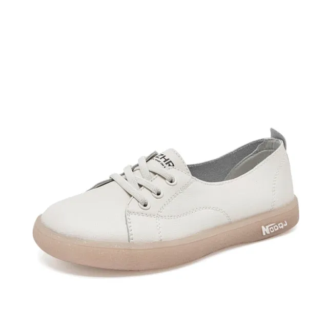 Tennis Shoes Casual Flats Rubber