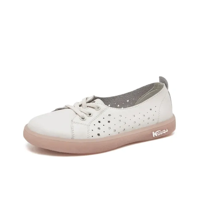 Tennis Shoes Casual Flats Rubber