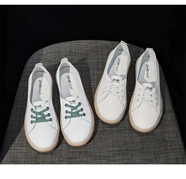 Tennis Shoes Casual Flats Rubber