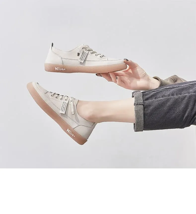 Tennis Shoes Casual Flats Rubber