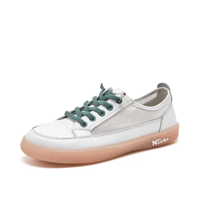 Tennis Shoes Casual Flats Rubber
