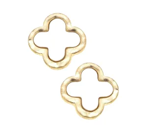 The Bethany Clover Mother Of Pearl Stud Earring