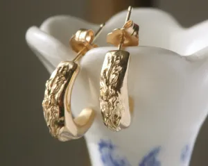 The Indigo Hoop Earrings - Pair