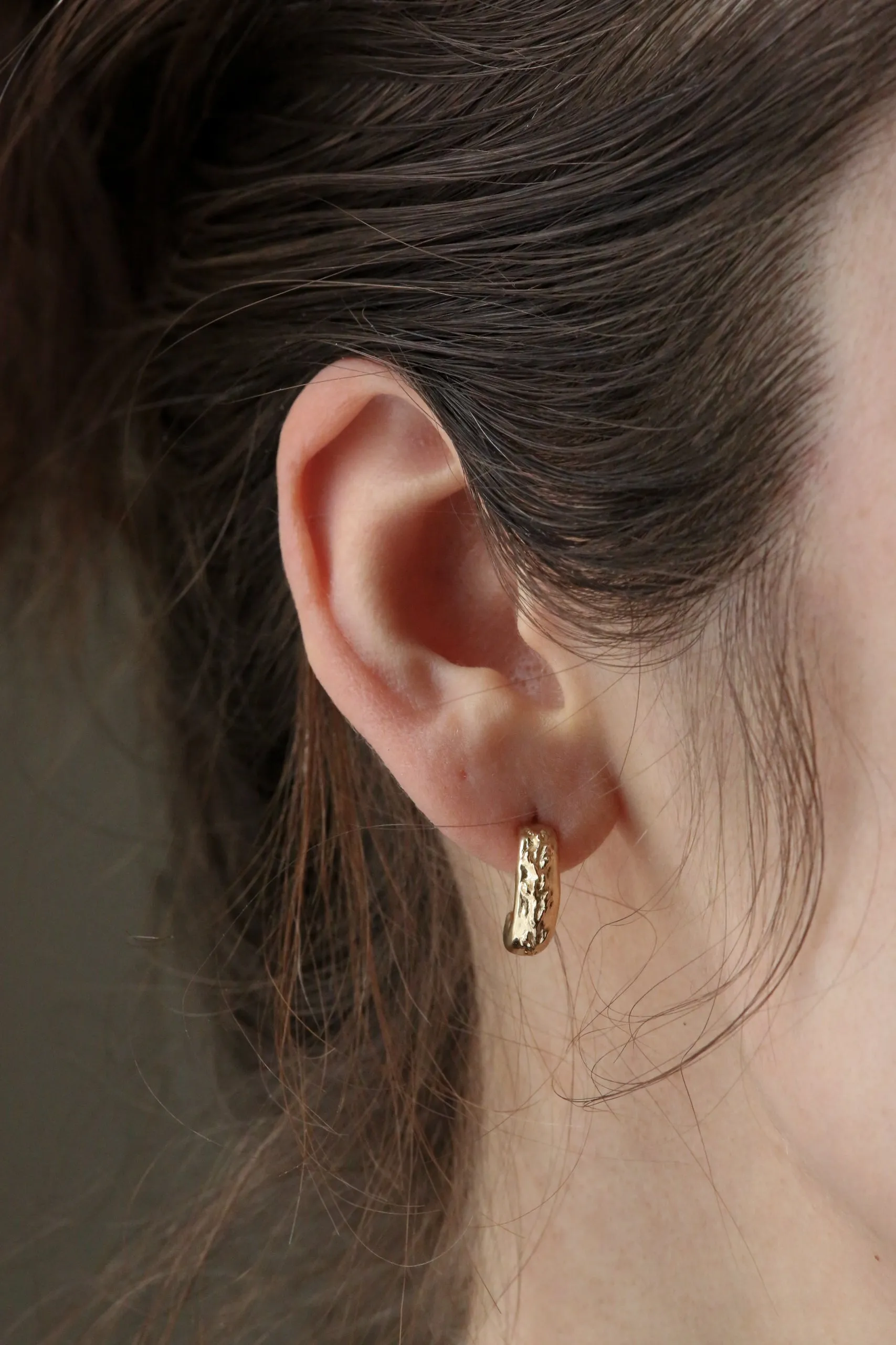The Indigo Hoop Earrings - Pair