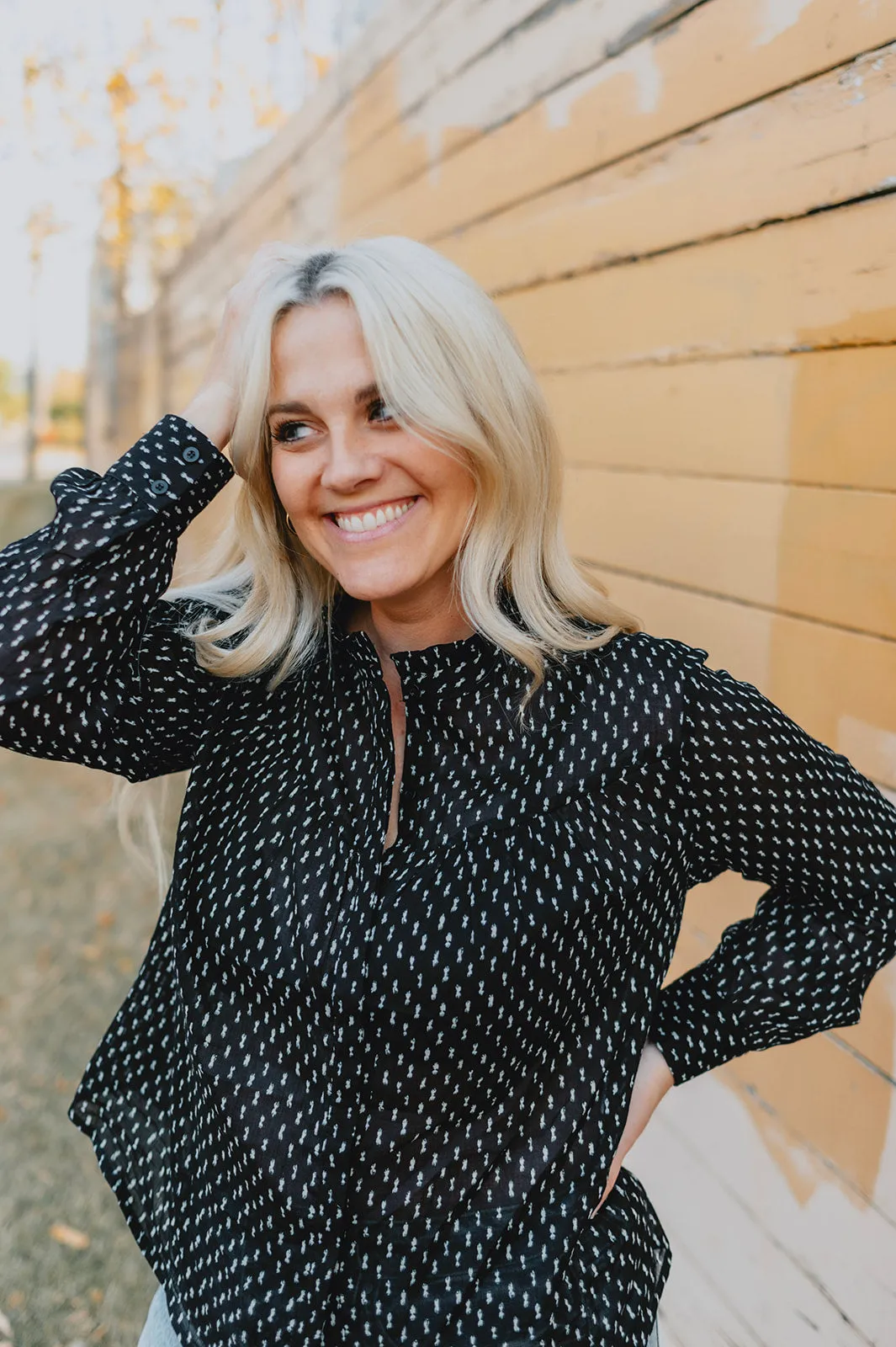 The Luka Blouse - Black