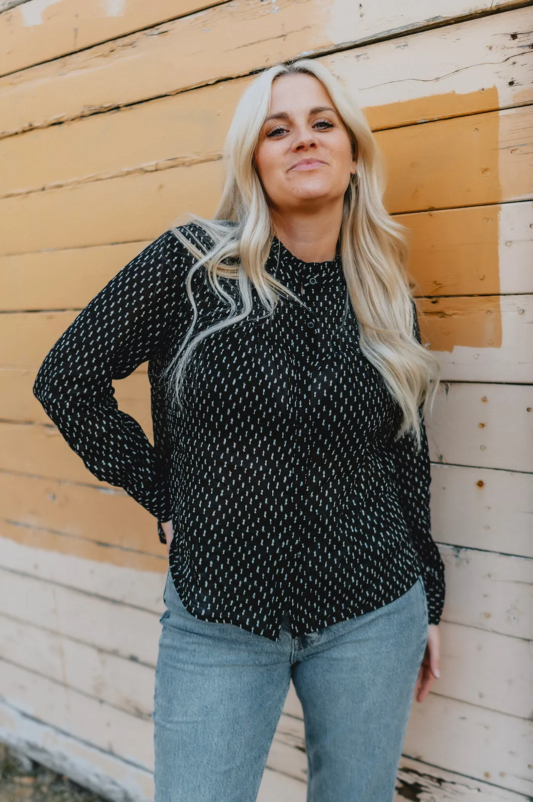 The Luka Blouse - Black