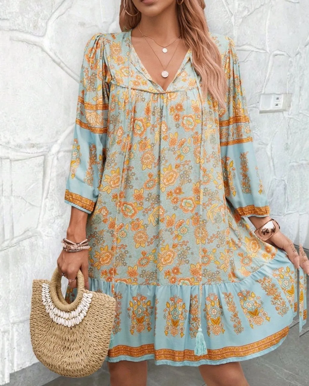 Tiffany Floral Print Dress