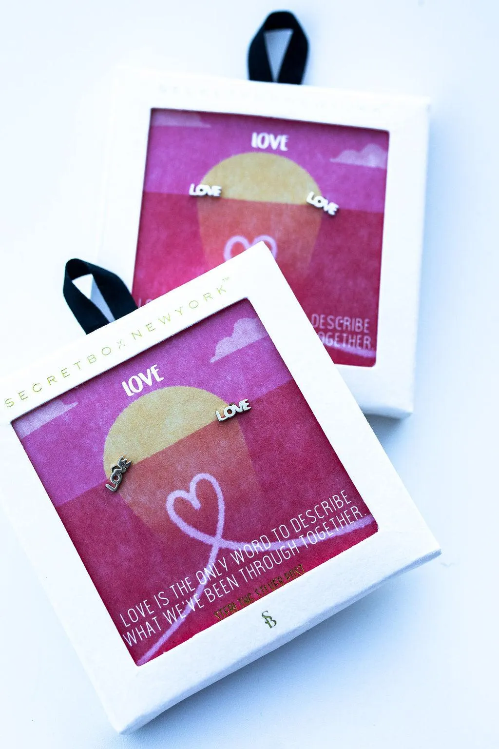 Tiny Love Earrings
