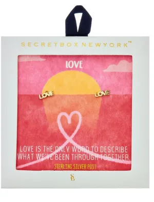 Tiny Love Earrings