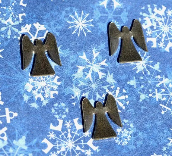 Tiny metal Angel blanks, Mini Angels