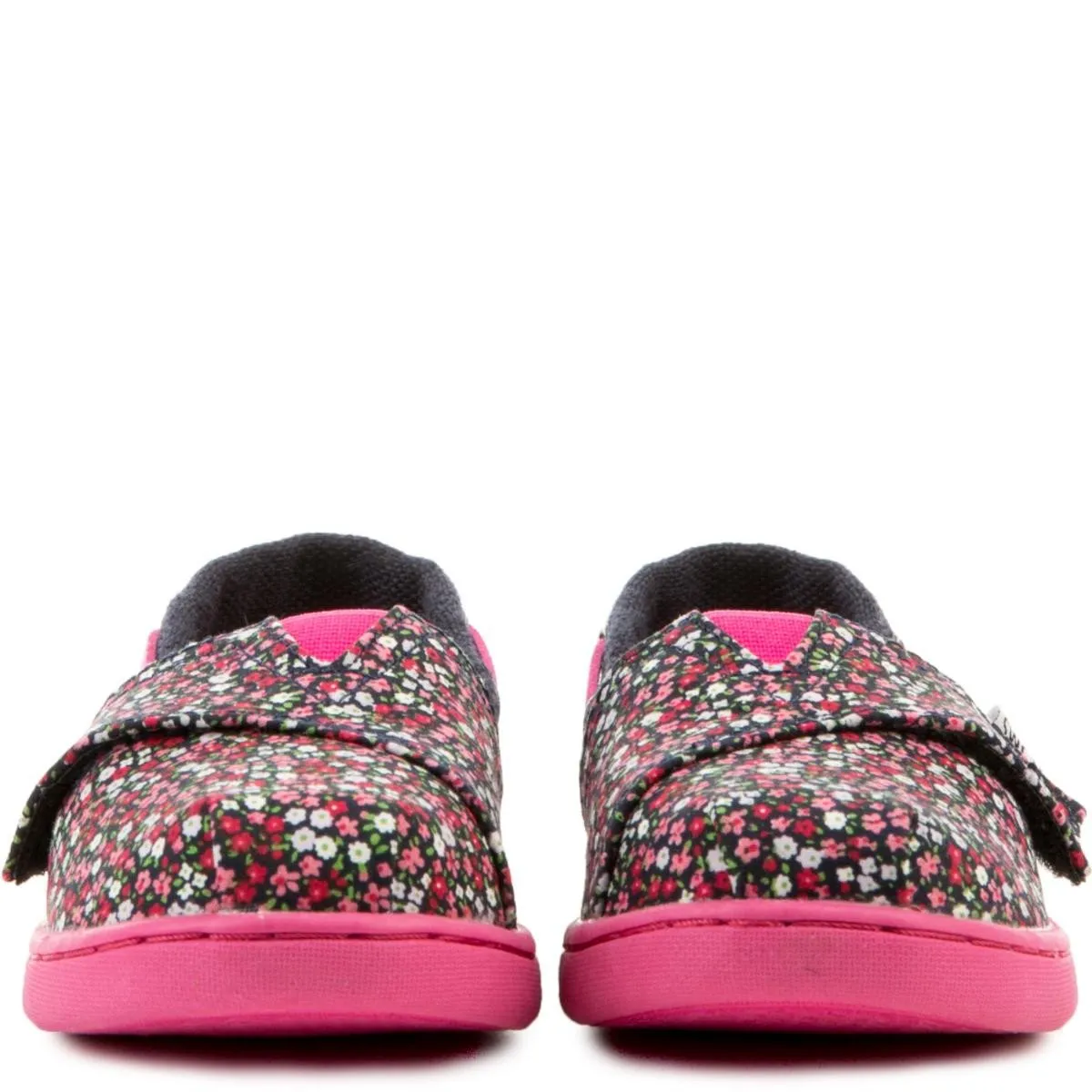 Tiny Toms: Bimini Pink Floral Flats