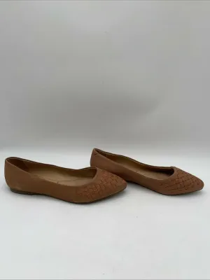 Trotters Estee Woven Casual Flats Beige  Size 8.5WW - Very Good