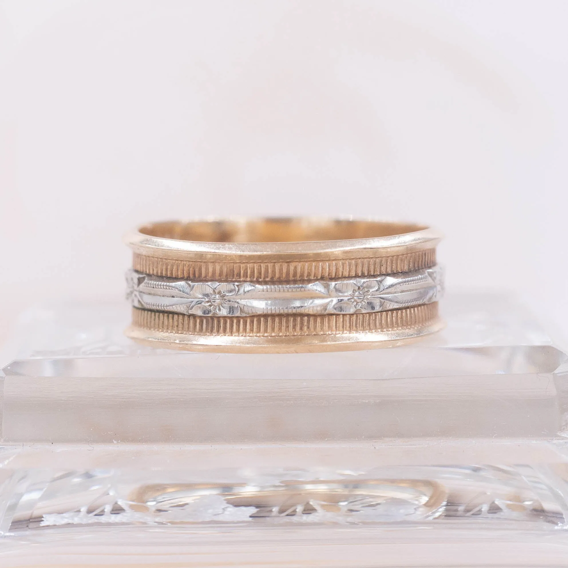 Two-tone Orange Blossom Band c1940