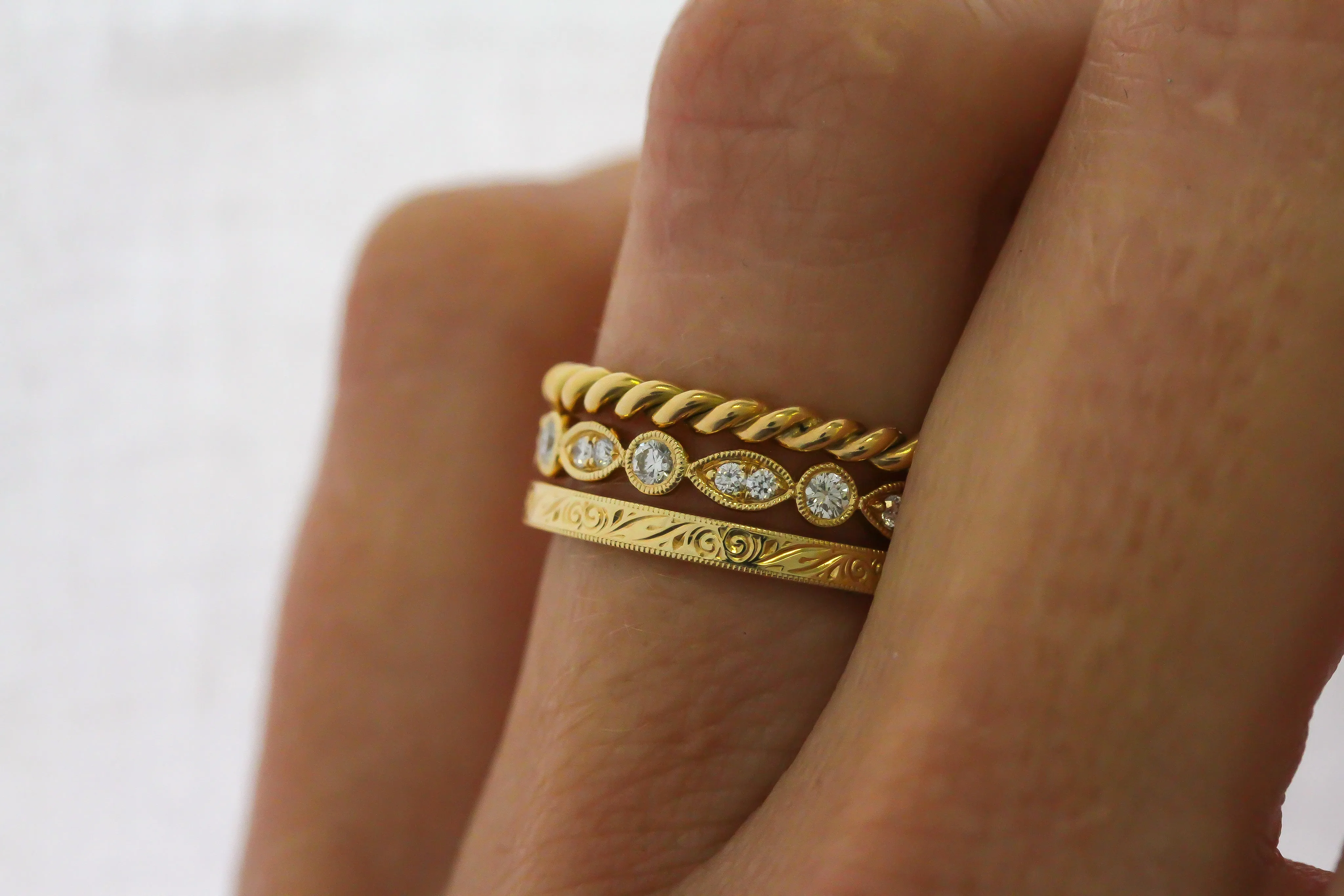 'Union St.' Ring Stack