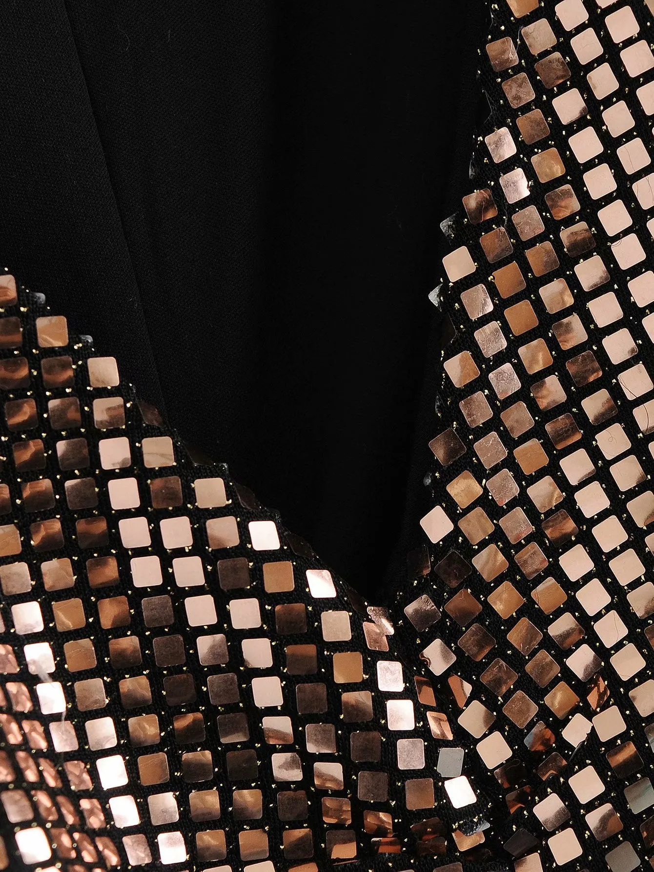 V-neck Sequins Shirred Frill Party Bodycon Mini Dresses