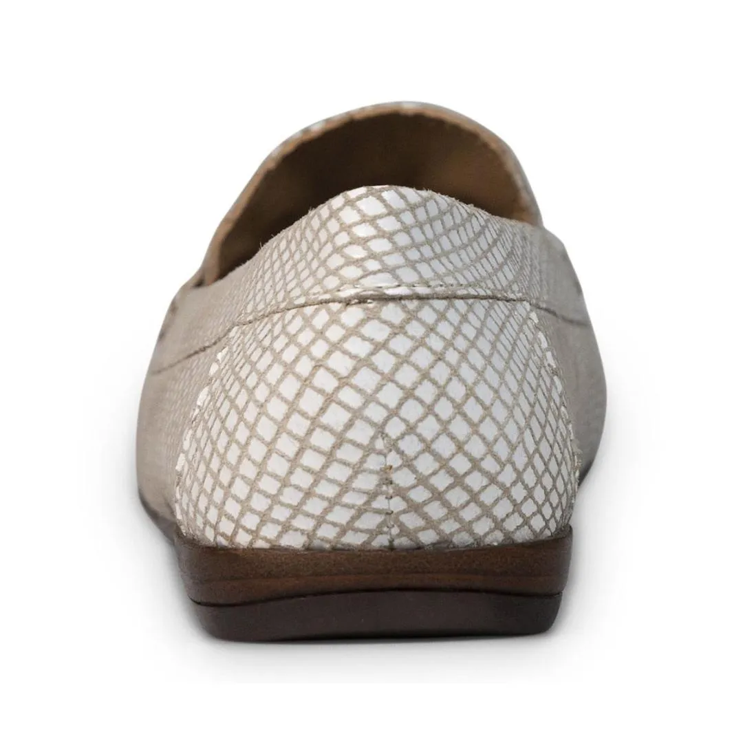 Van Dal Bliss II Loafers - White Python Print