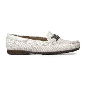 Van Dal Bliss II Loafers - White Python Print