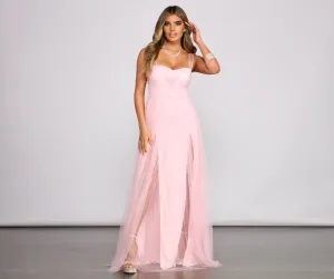Vanessa Sweetheart Stylish A-Line Tulle Dress