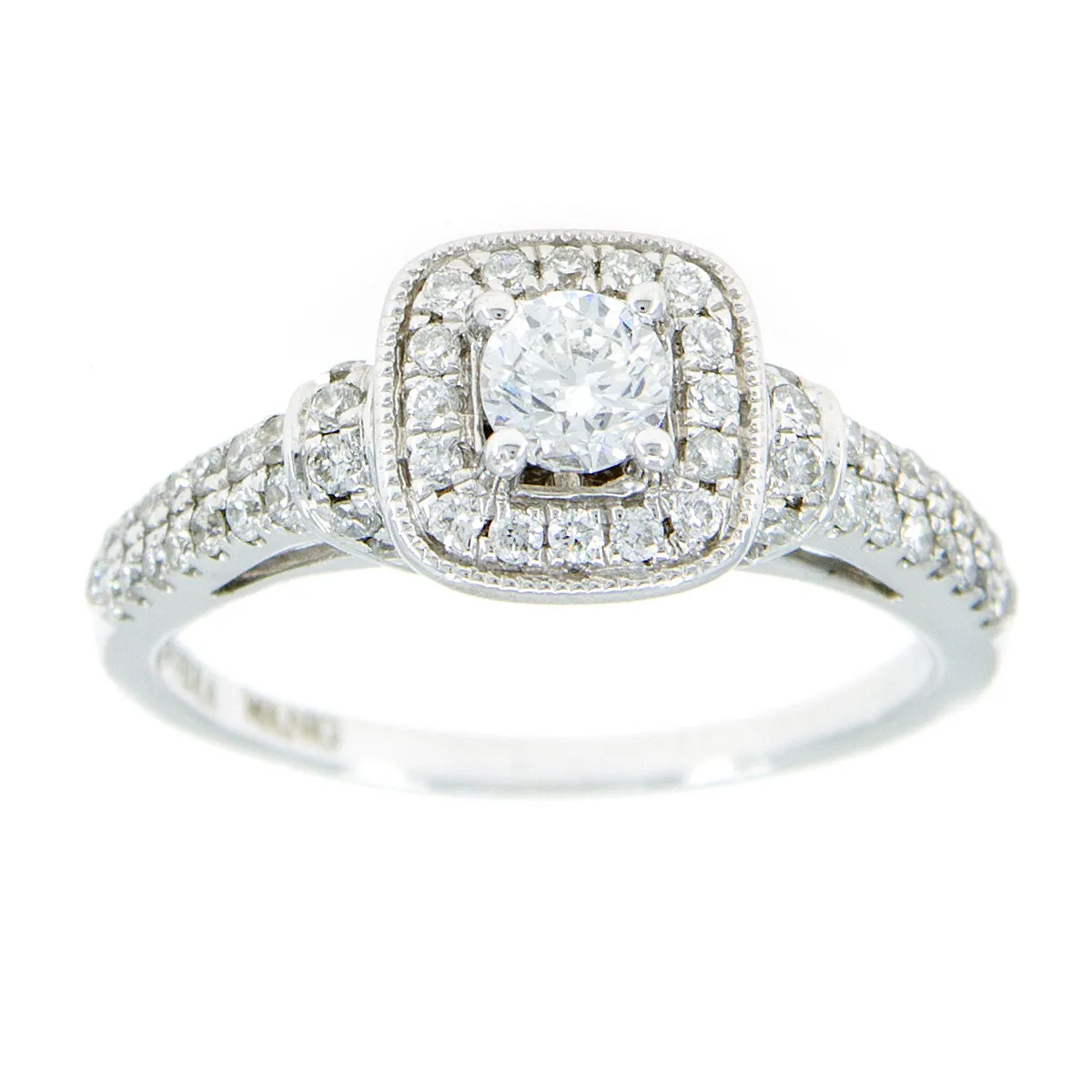 Vera Wang Love 3/4ct Diamond Frame Engagement Ring