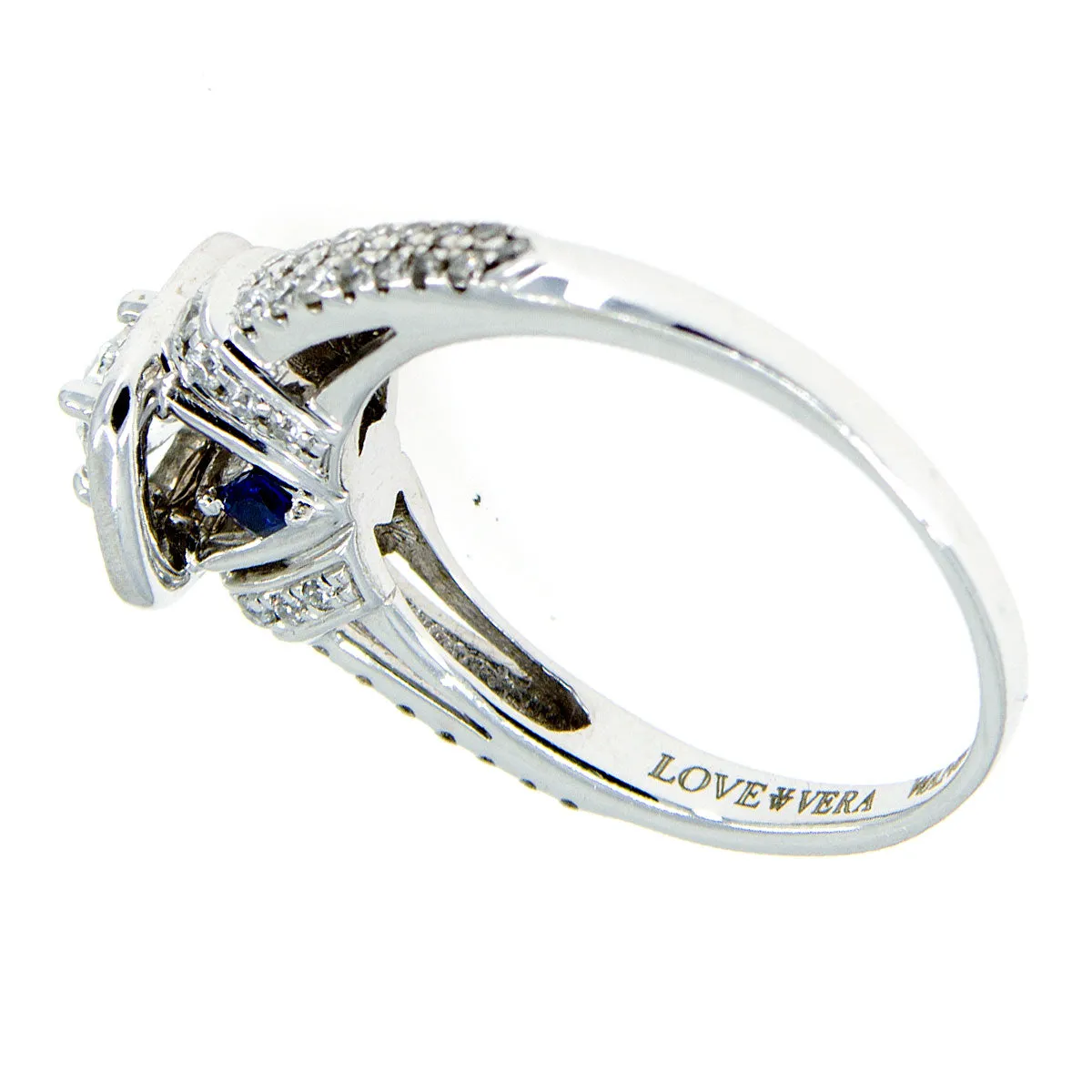 Vera Wang Love 3/4ct Diamond Frame Engagement Ring