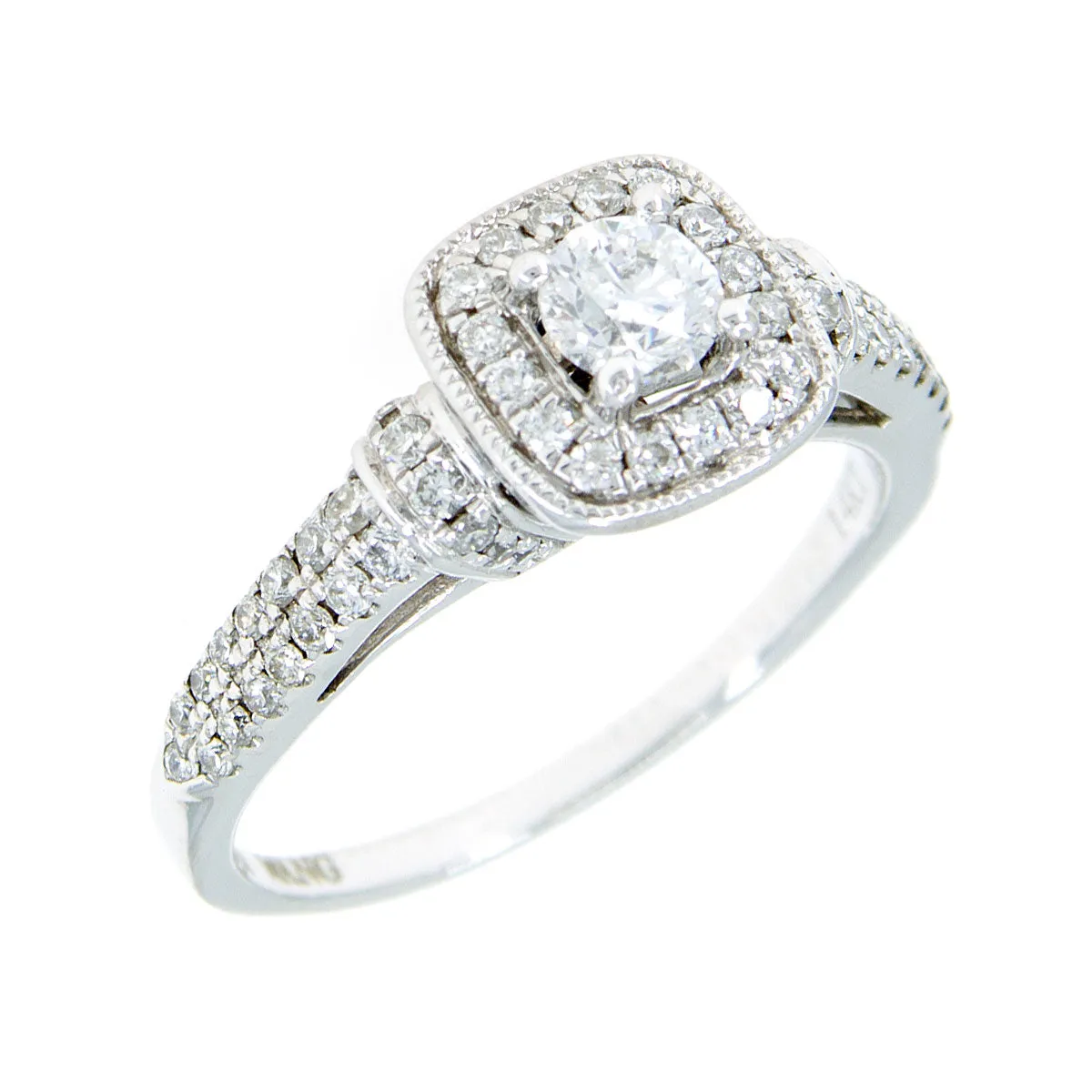 Vera Wang Love 3/4ct Diamond Frame Engagement Ring