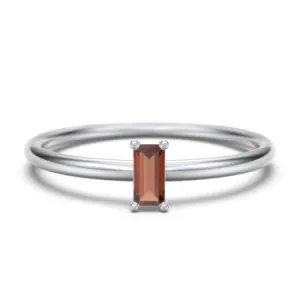 Vertical Baguette Stackable Ring