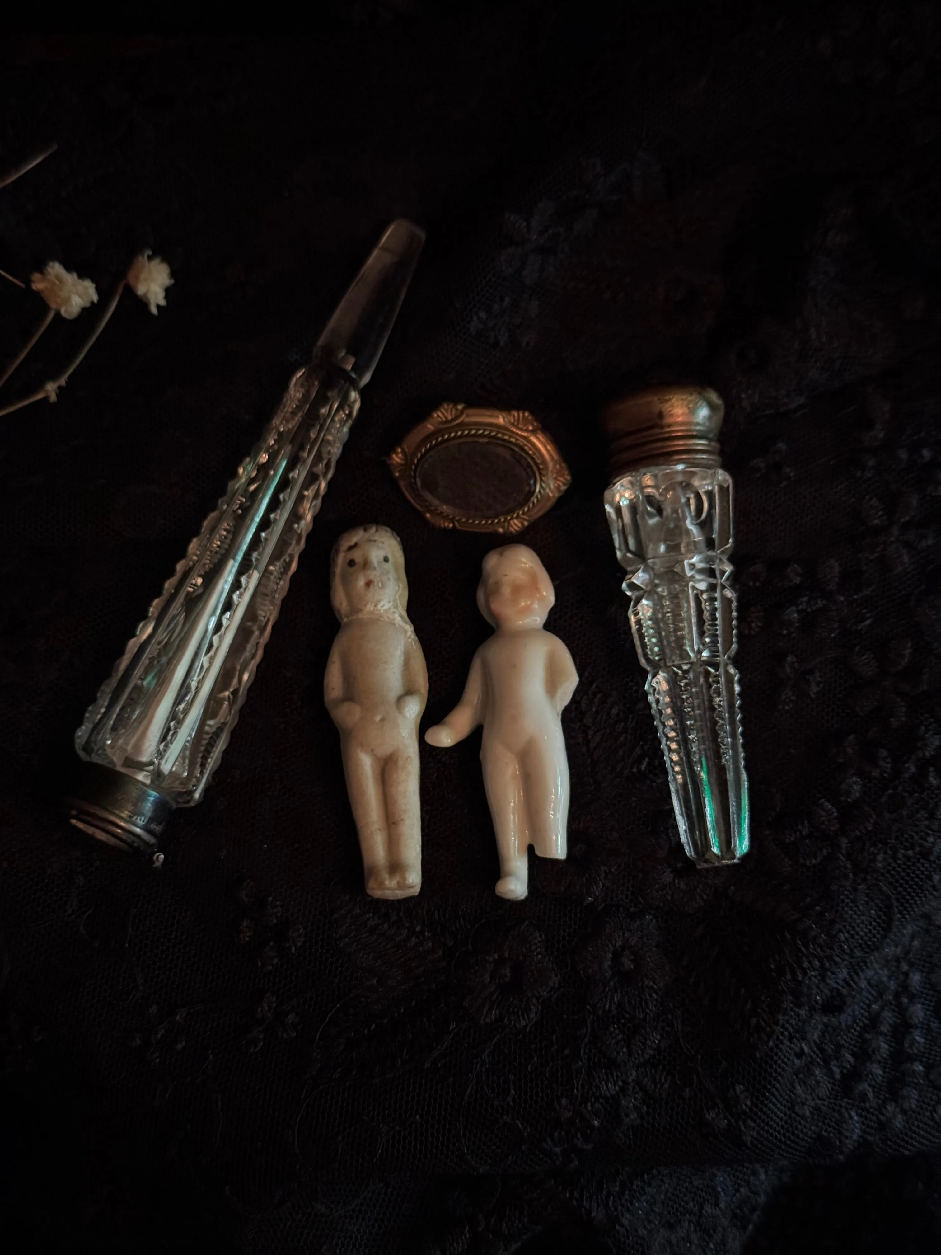 Victorian Mourning Hair Brooch