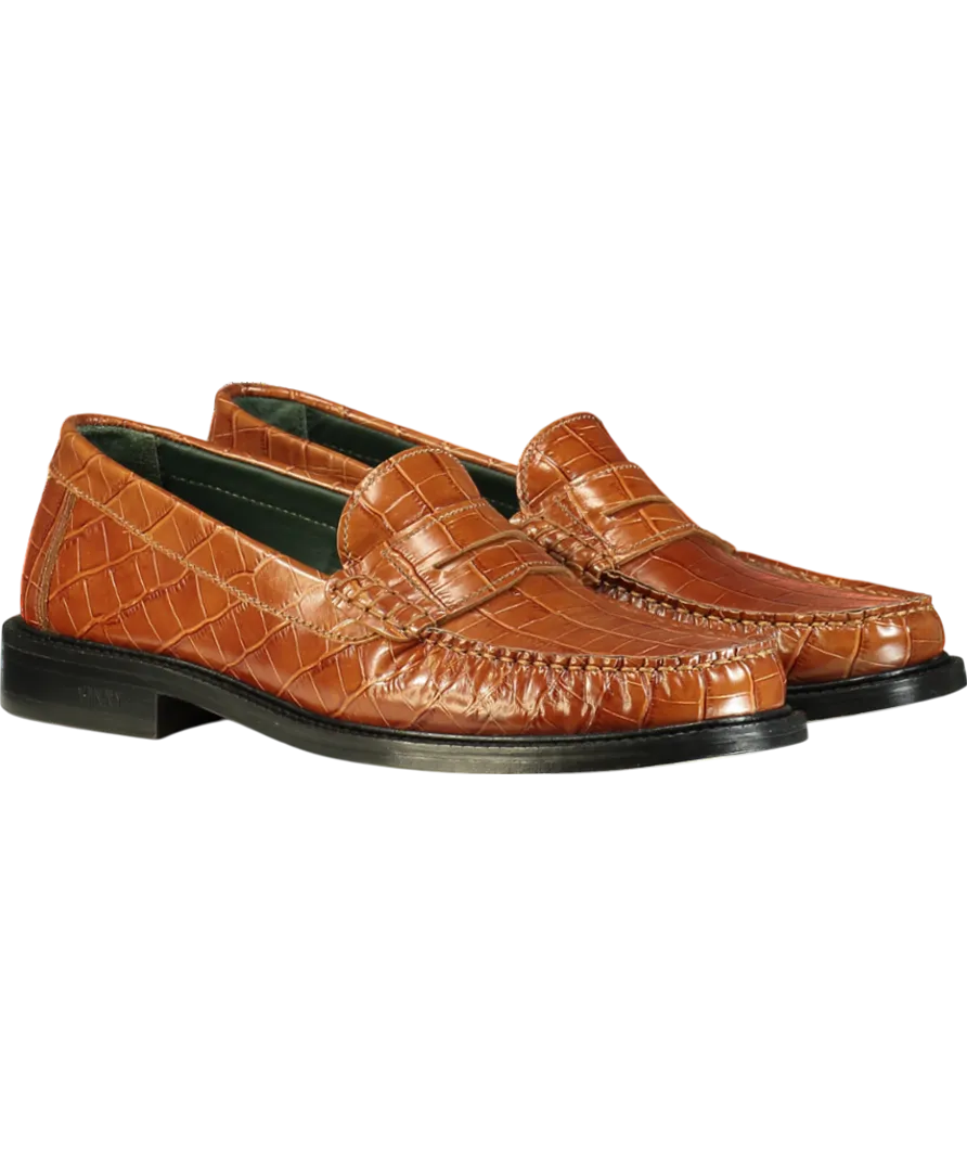 Vinny's Brown Yardee Mocassin Loafer UK 9 EU 43 👞