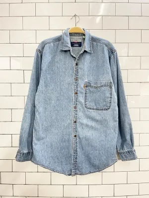 vintage levi's orange tab denim shirt